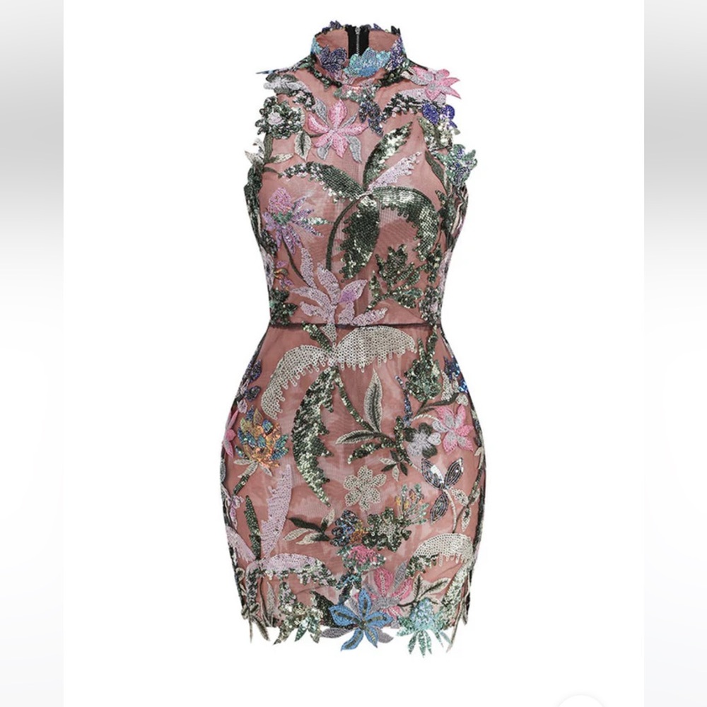 Floral Embroidered Dress